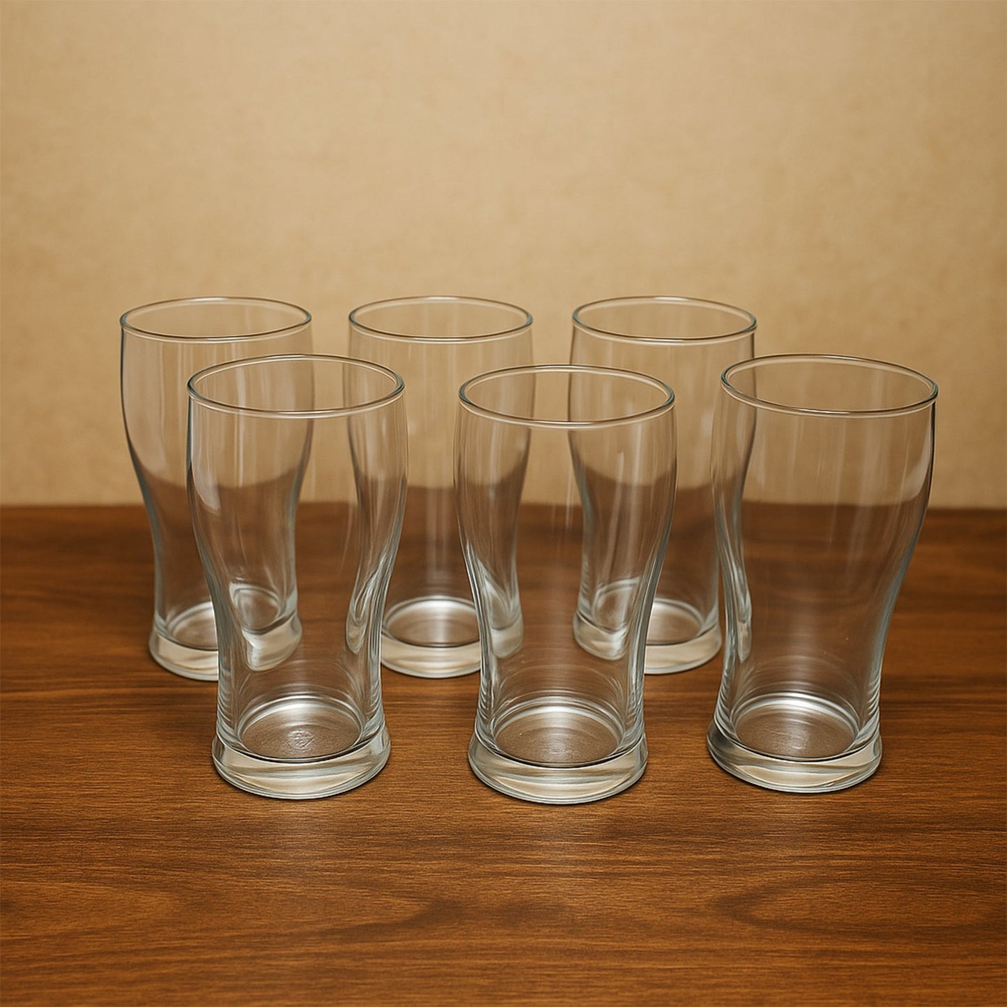 Apex Vista Unbreakable Pitcher Glass Set – 350 ML (Approx) | 6-Piece