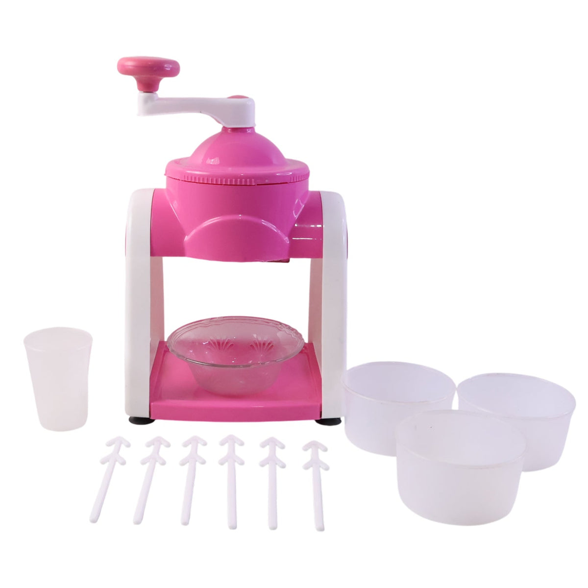 Shaved ice maker for drinks