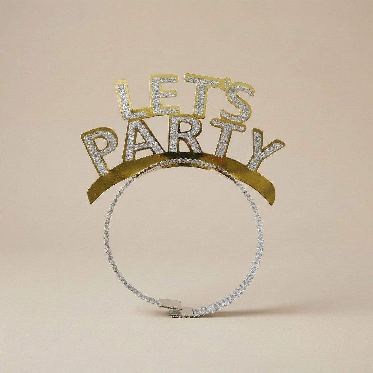 Let’s Party Glitter Headband for Birthday Celebration (Pack of 4)