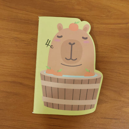 Cute Animal Shape Kids Study Notebook, Diary (1 Pc)