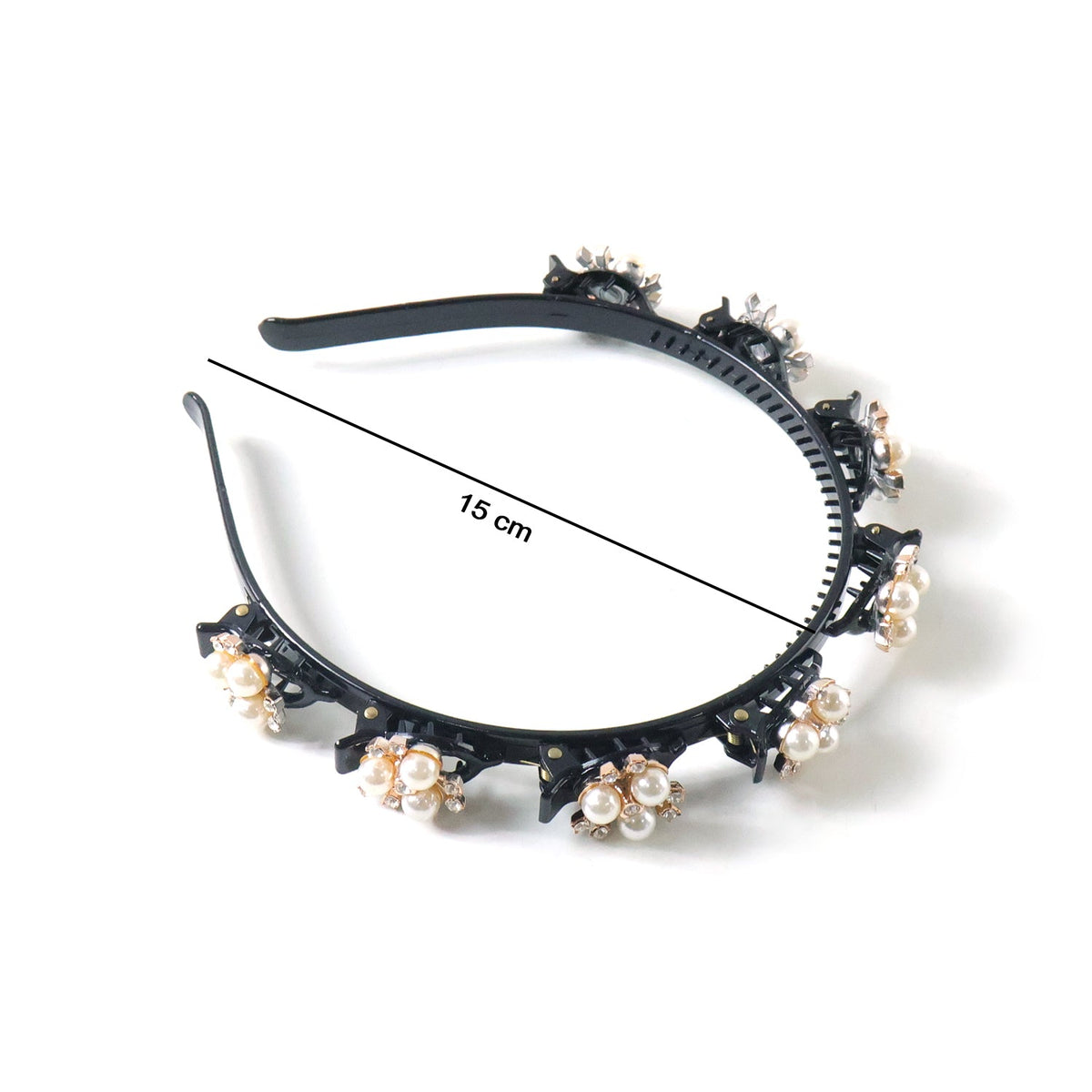 luxury pearl floral hairband