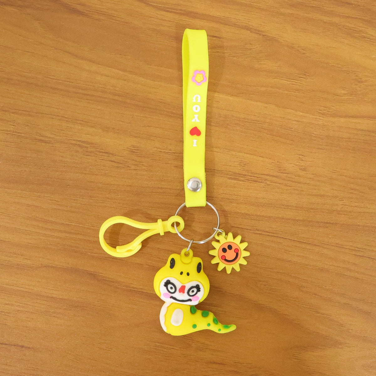 kawaii dinosaur keychain decorative charm