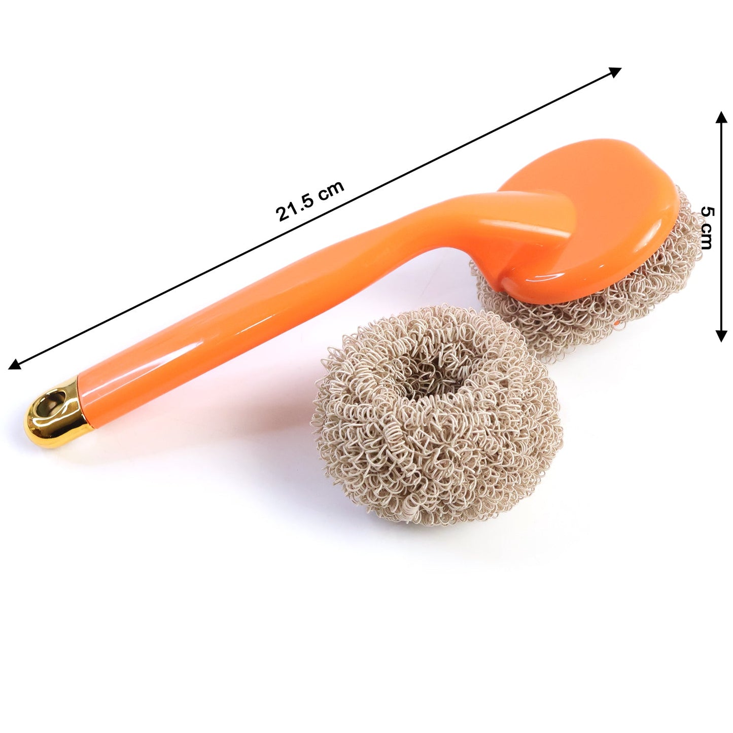 Heavy Duty Cleaning Scrubber Set with Long Handle (1 Set)