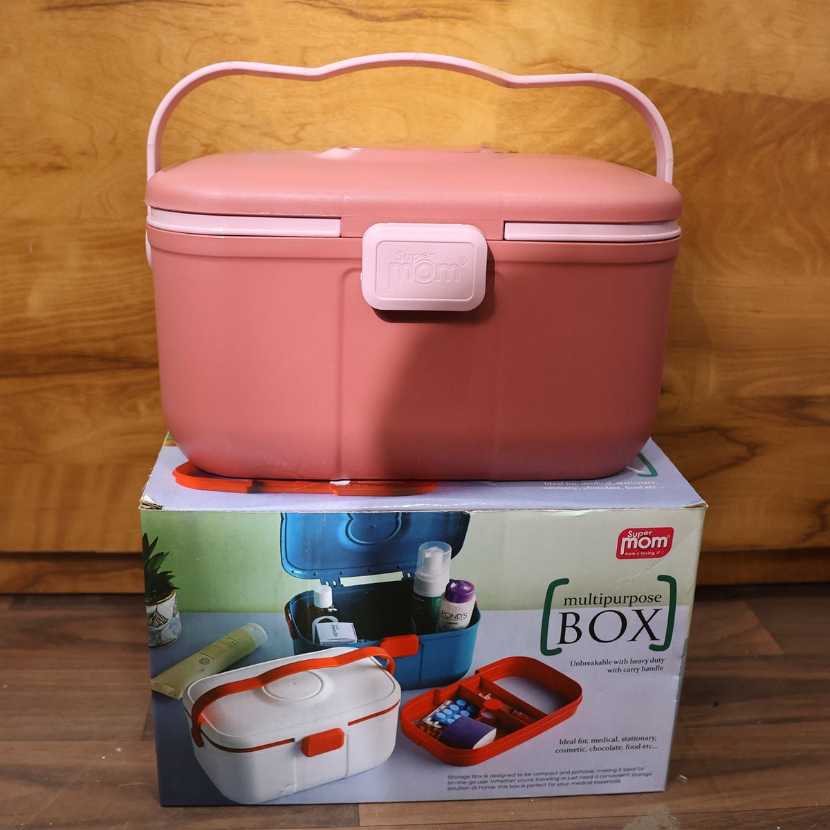 Supermom Multipurpose Storage Box with Handle (1 Pc)