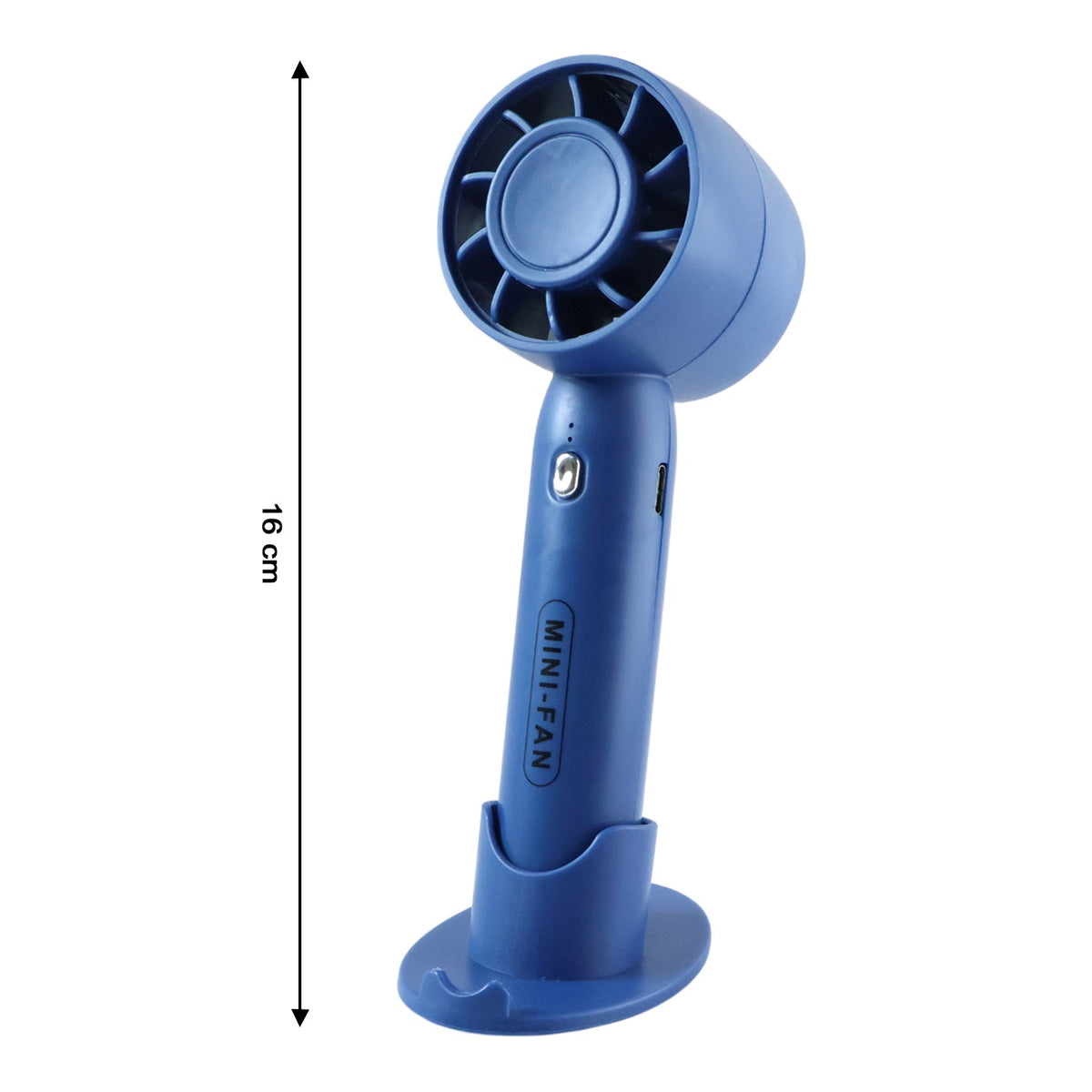  Rechargeable Mini Handheld Fan - specs detail shot