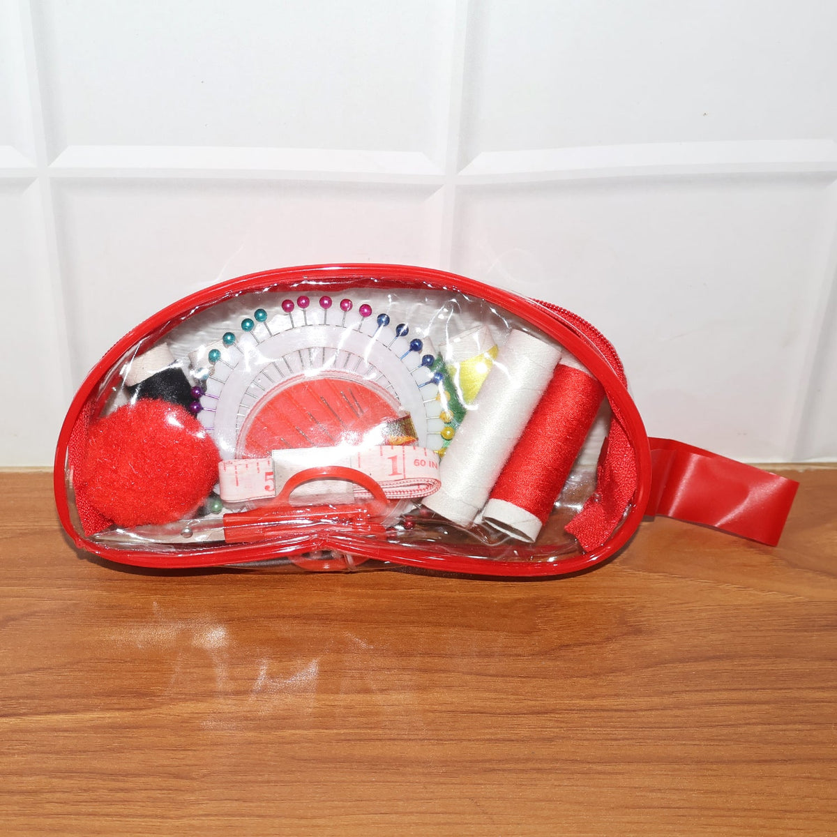 Travel friendly sewing kit set