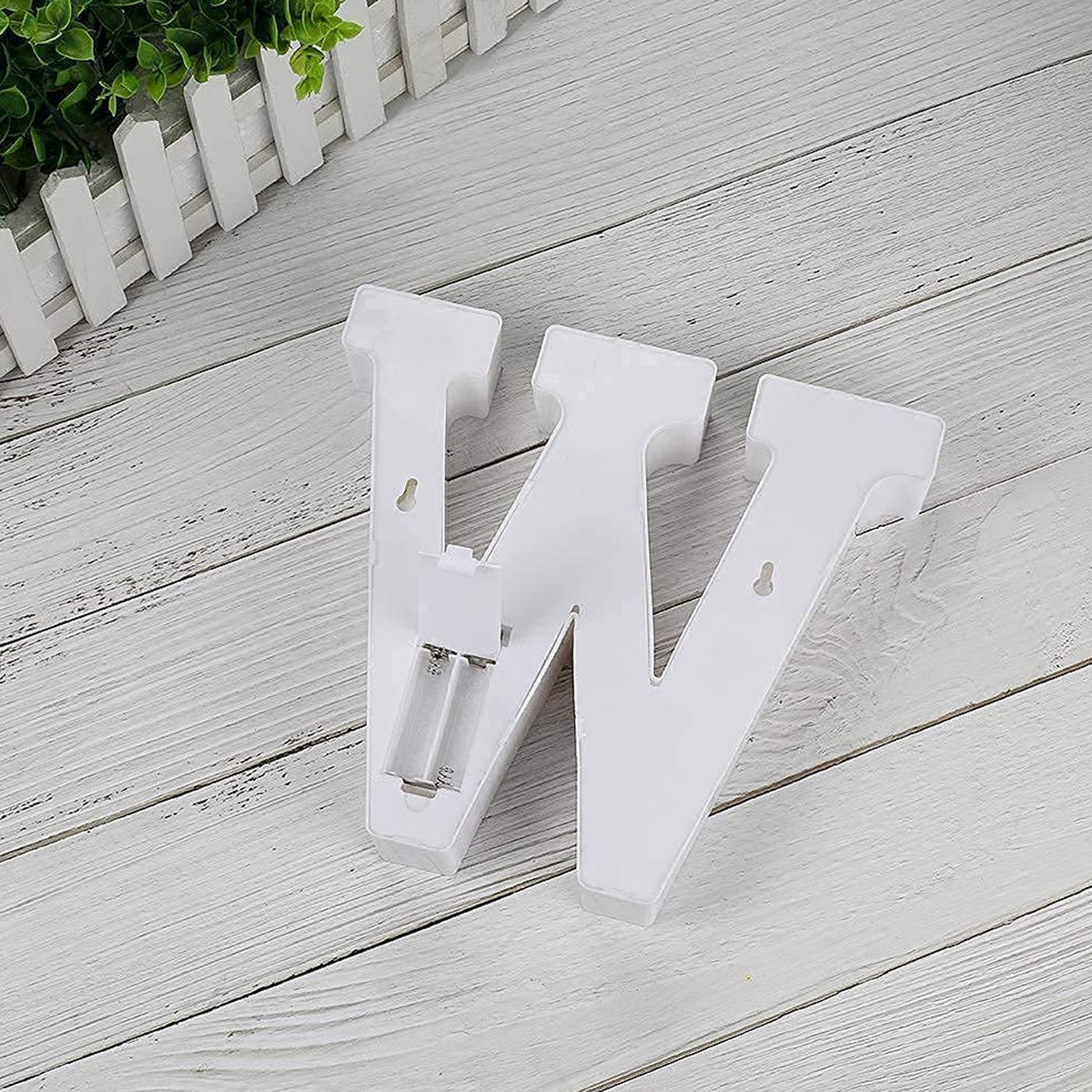 W Shaped LED Decorative Night Light (1 Pc)