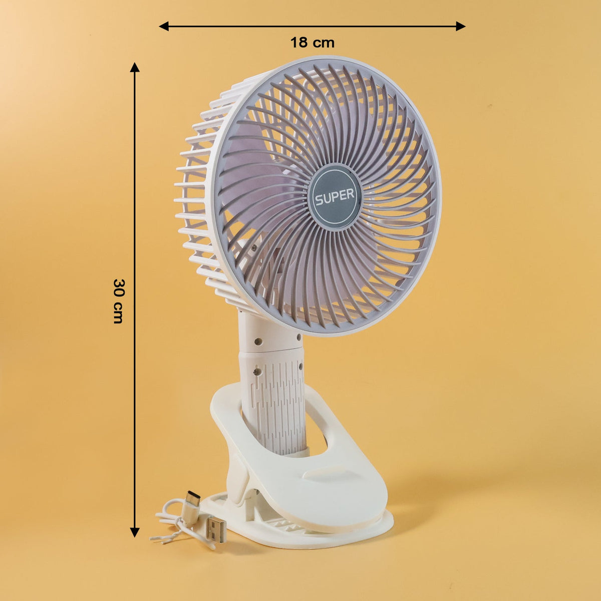 Plug and Play Portable USB Fan (1 Pc)