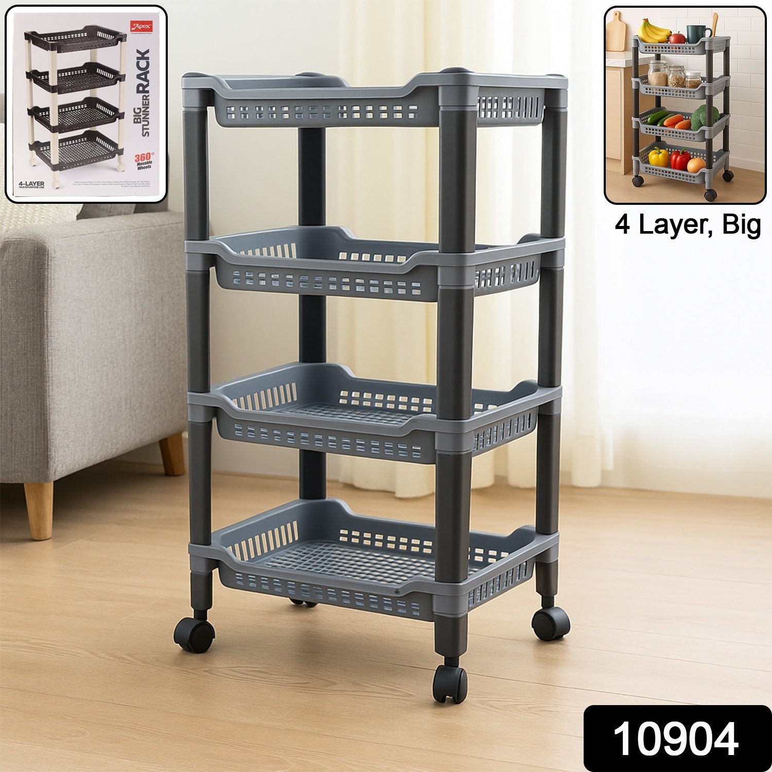 Rack with Wheels