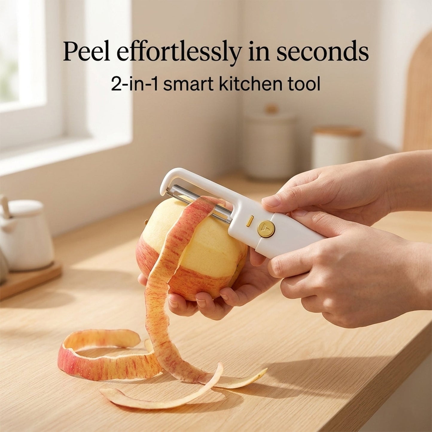 2 in 1  Knife, Multifunctional peeler fruit knife (1 Pc)