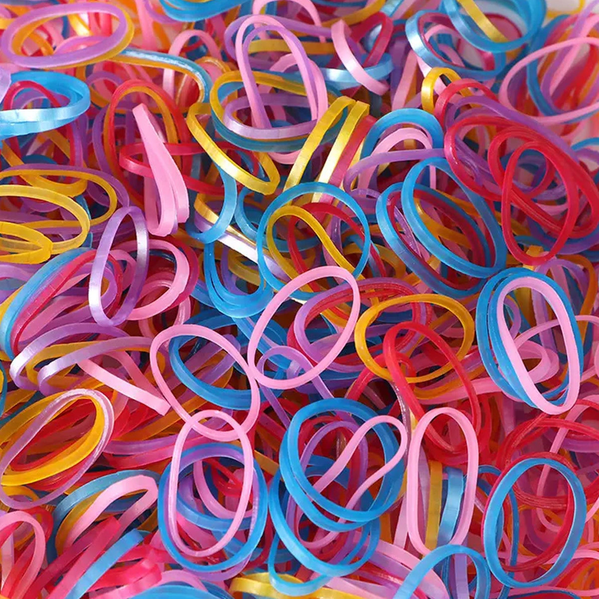 Strong & Reusable Rubber Bands: Multicolor (1.5 Inch 100 GM)