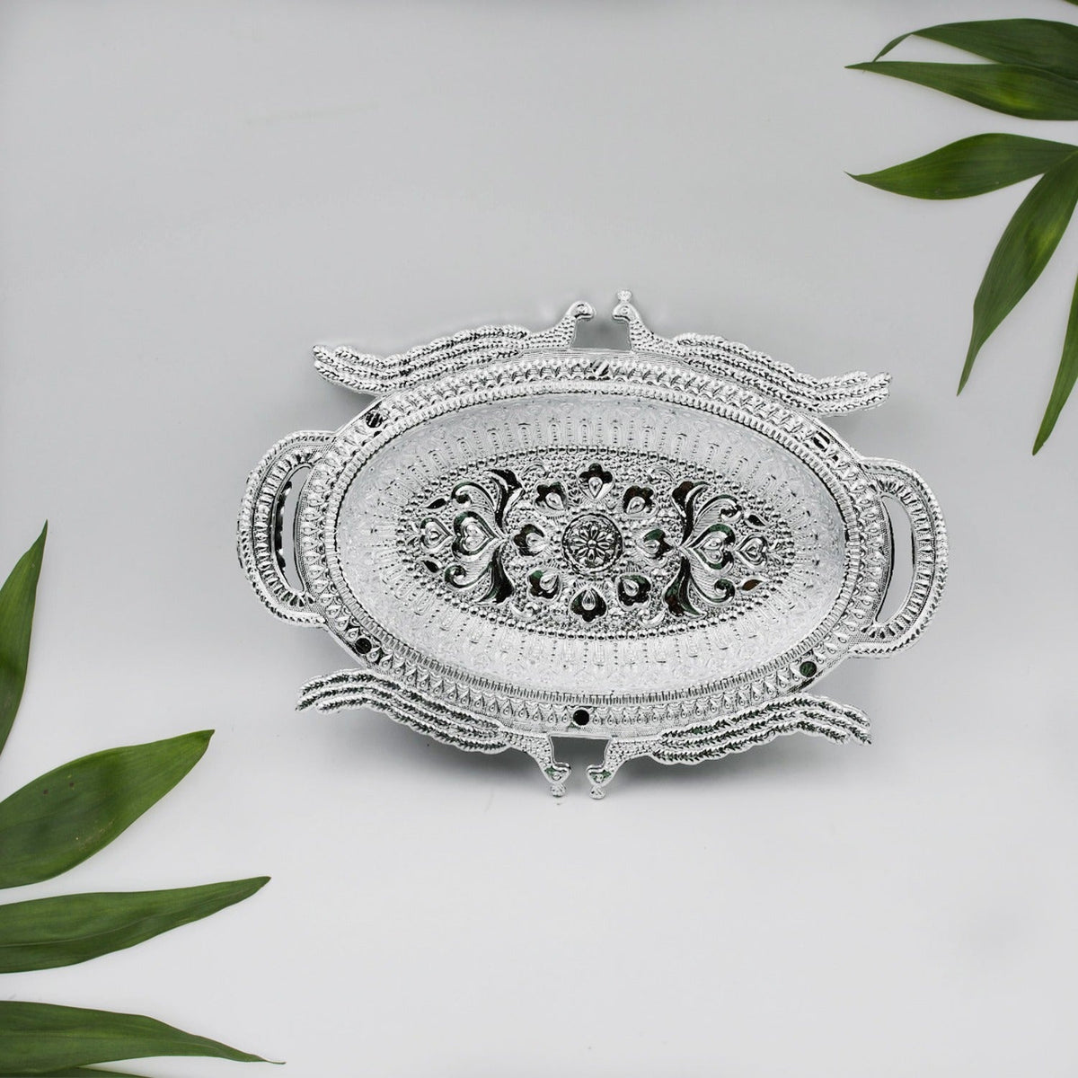 Decorative Mukhwas Serving Tray – Fancy Dry Fruit & Candy Serving Plate