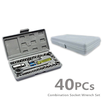  Socket Combination Toolkit 40 Pcs - in-use lifestyle shot