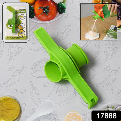 Food Storage Sealing Clip Solid Color Seal Pour Bag Clip Snack Bag  (1 Pc)