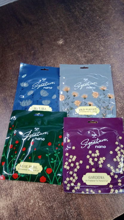 Gardenia Fragrance Hanging Air Freshener Sachet (Mix fragrance / 1 Pc / 10g)