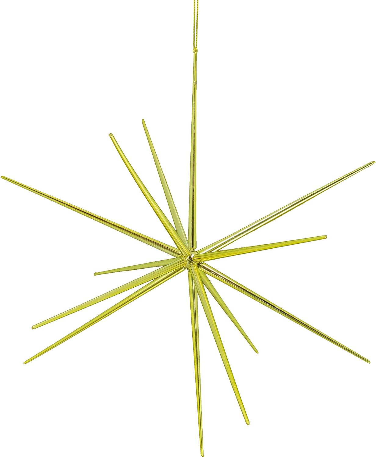 3D Gold Star Hanging Decoration Star, Acrylic Look Hanging Luminous Star
