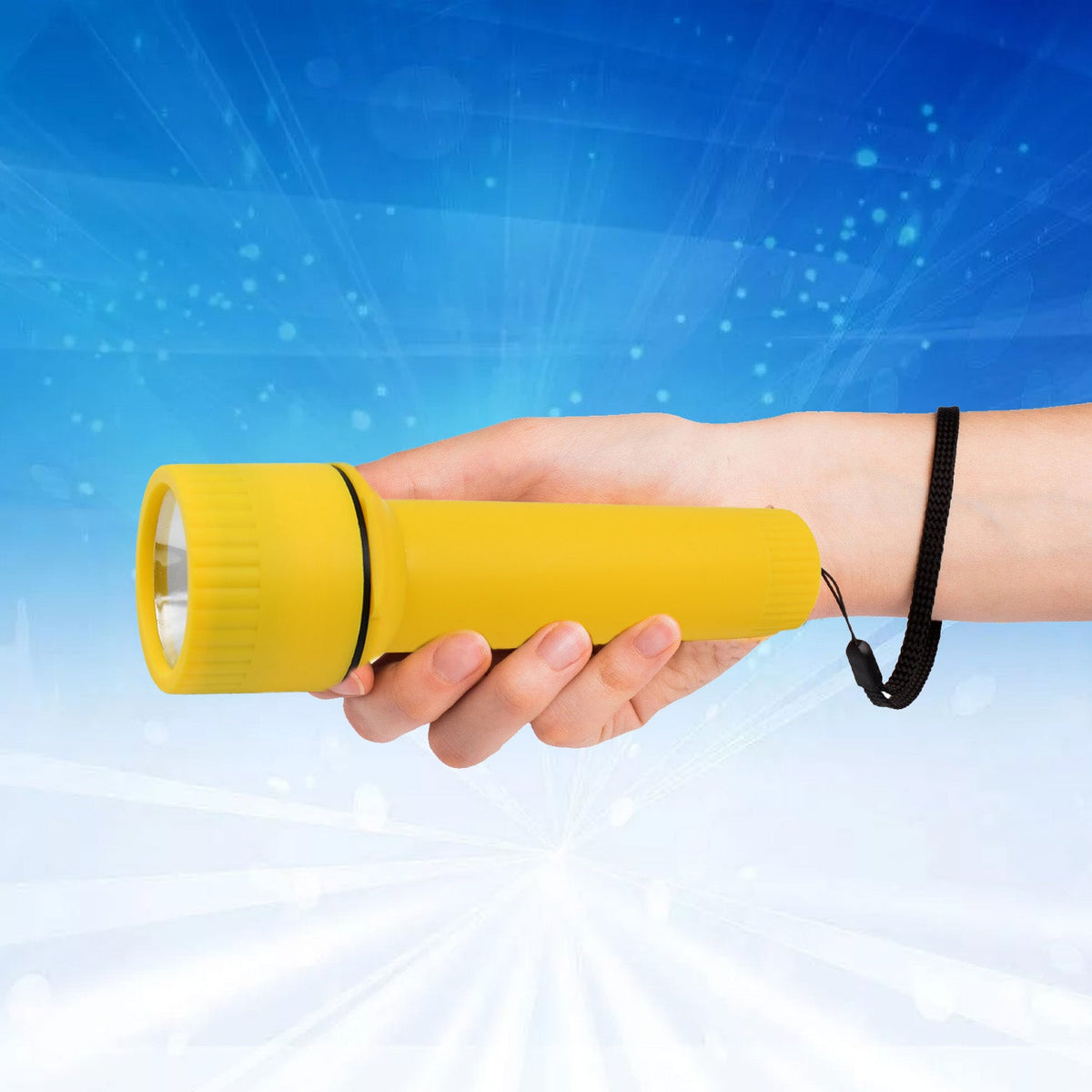 Big LED Flashlights / Torch Light, Battery operated (1 Pc / Battery not included)