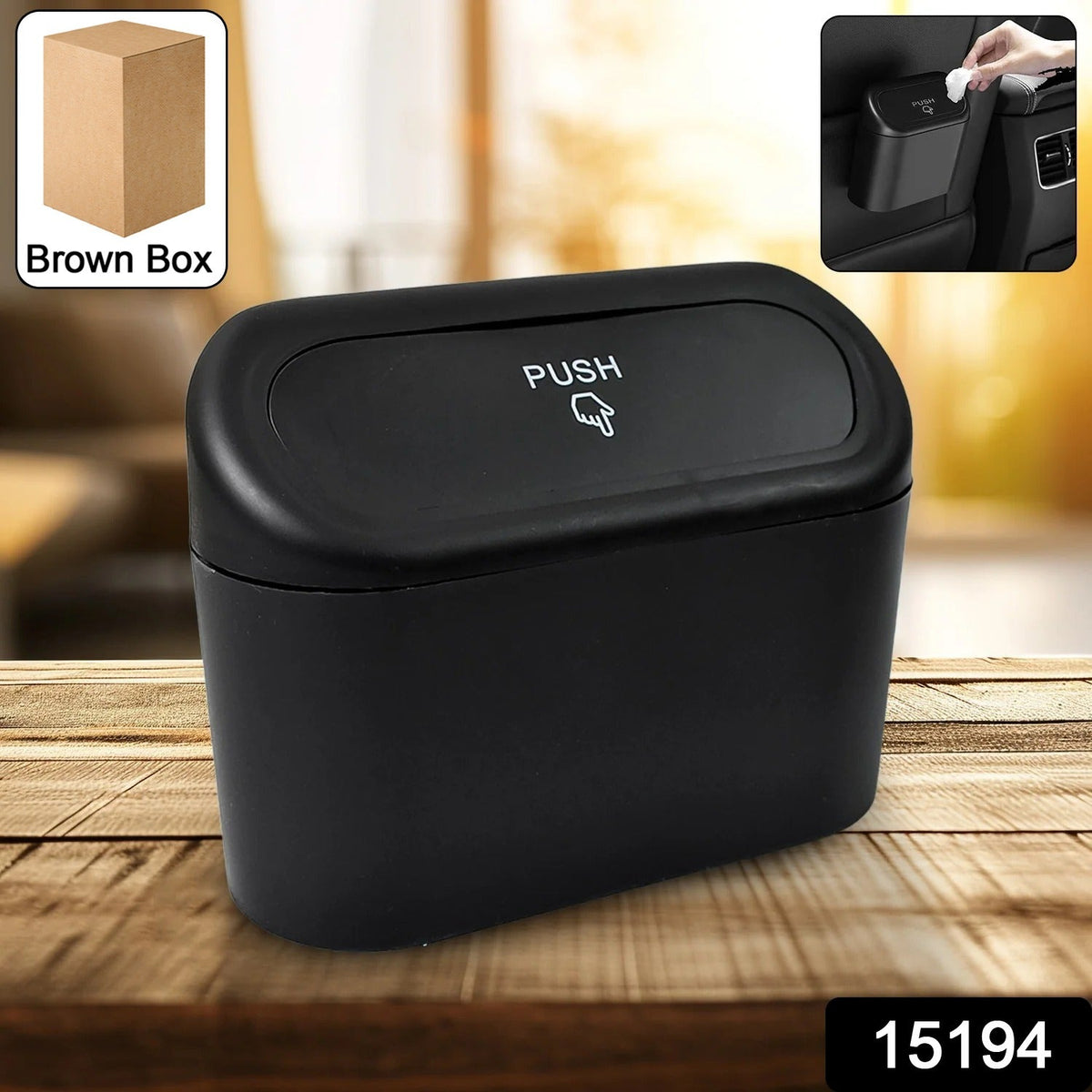 Push Bin for Car