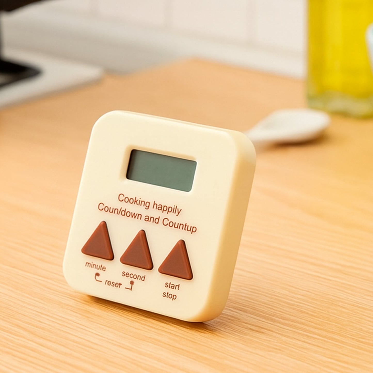 DIGITAL KITCHEN TIMER CLEAR BIG DIGITS 0-99 MIN FOR COOKING OFFICE CLOCK