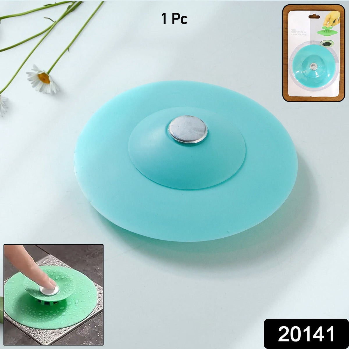 Bathroom drain hair filter cover