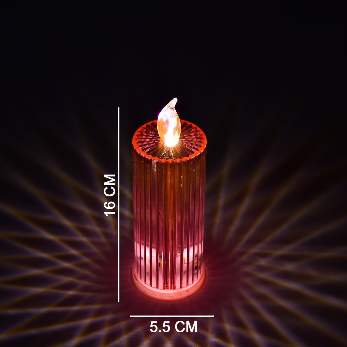 Big Simple Candles Crystal Lights