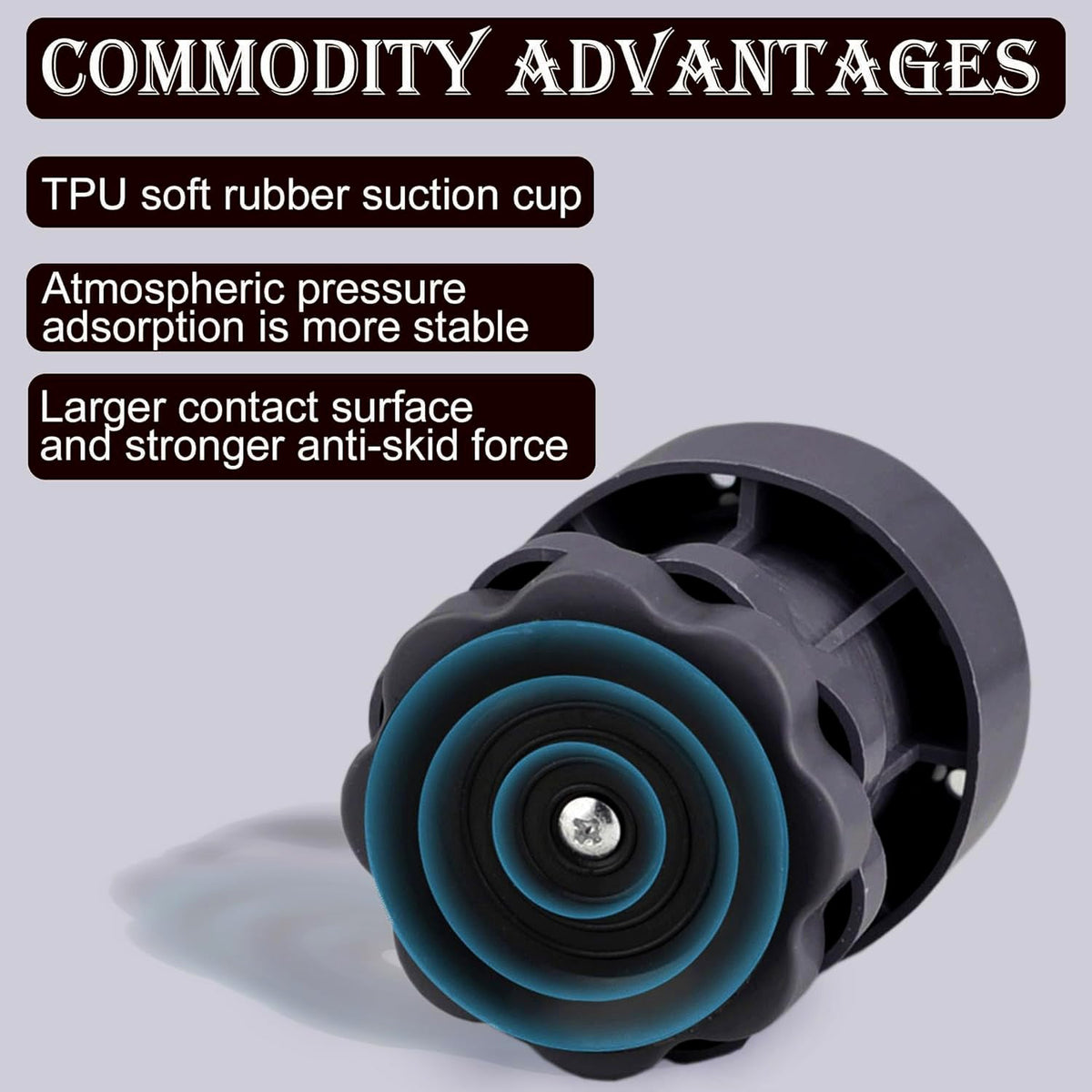 Adjustable Multipurpose AntiVibration For Appliances (Set of 4Pc)