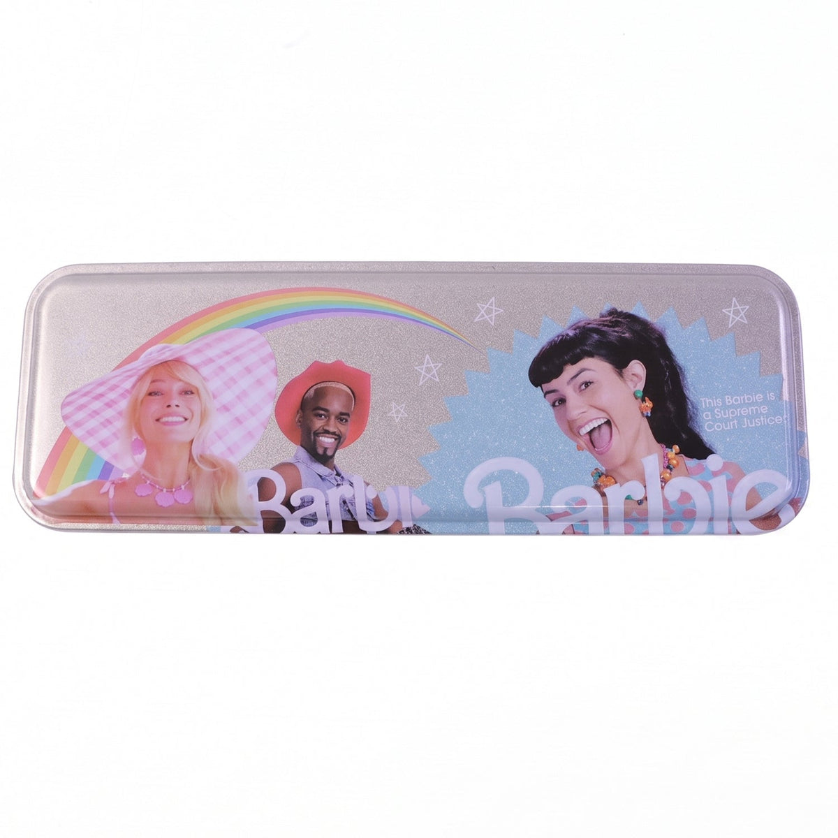 strong metal school pencil box storage container