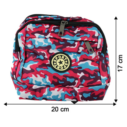 Stylish Multi-Purpose Waist Bag & Cross-body Sling Pouch (1 Pc)