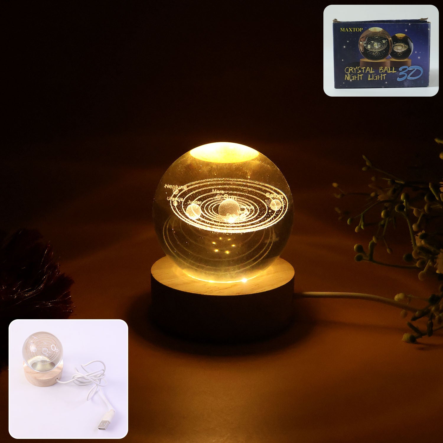 Crystal Ball Lamp