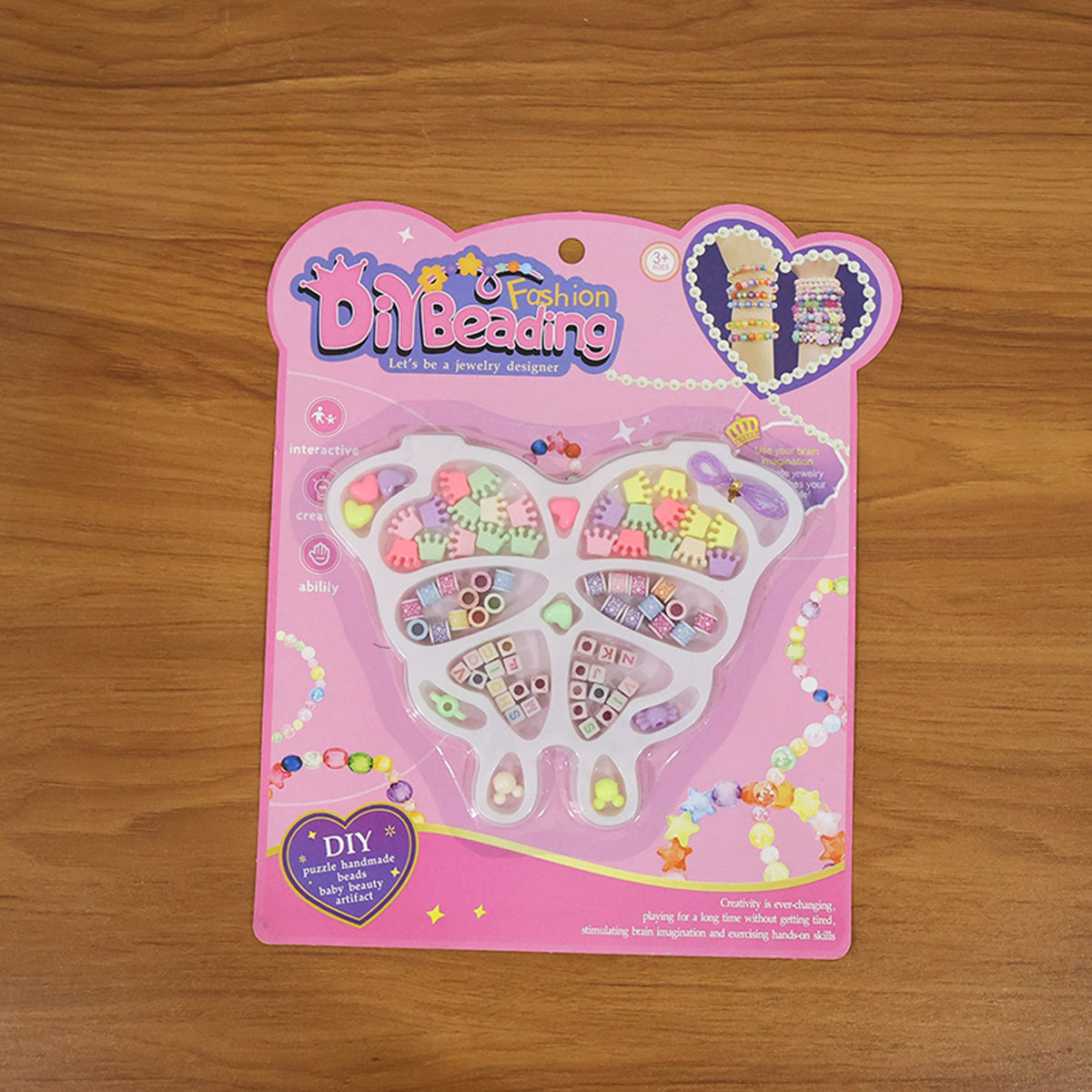 DIY Fashion Beading Jewellery Making Kit (1 Set)