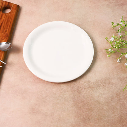 Plastic Round Dinner / Serving Plate – 19 cm (1 Pc)