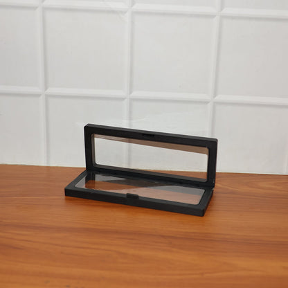 Transparent display box 18x7cm back view India