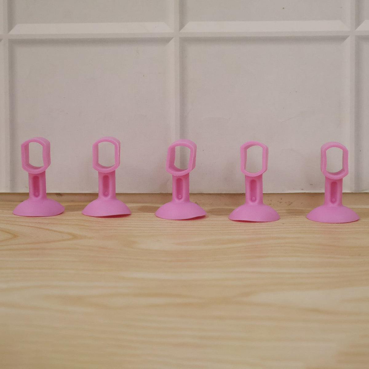 Silicone Door Stopper Suction Door Holder Anti Collision Door Handle Stopper (5 Pc)