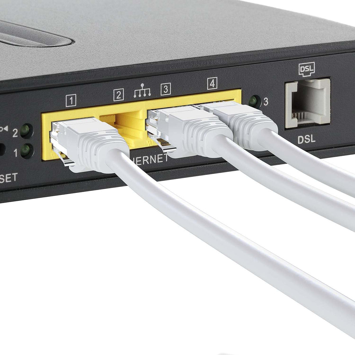 High-Speed 1 Meter Ethernet LAN Cable (1 Pc)