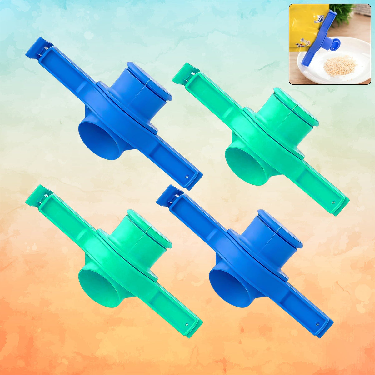 Packet Pourer & Sealer Clip 