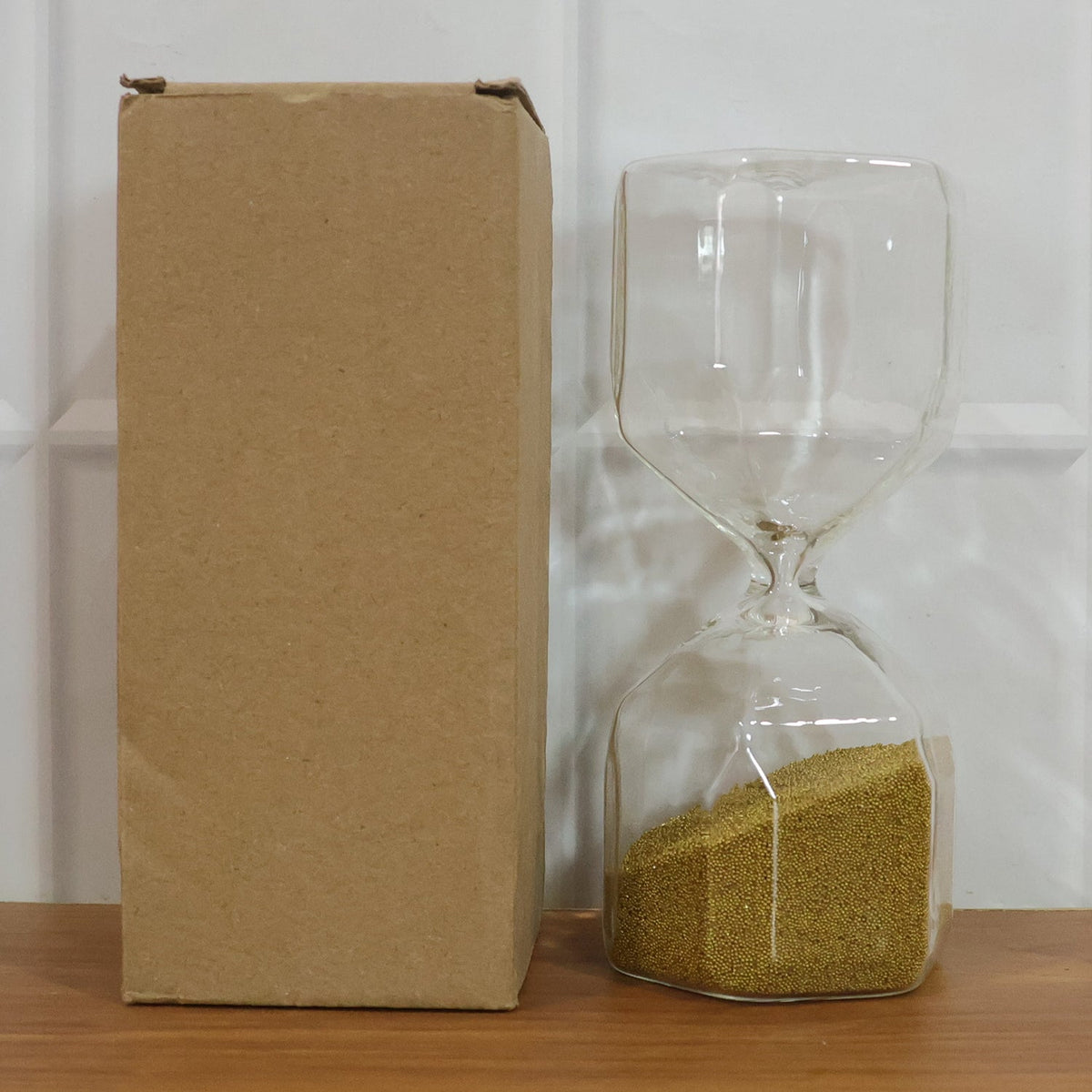 4-Minute approx Sand Timer Hourglass – Decorative Glass Timer (1 Pc)