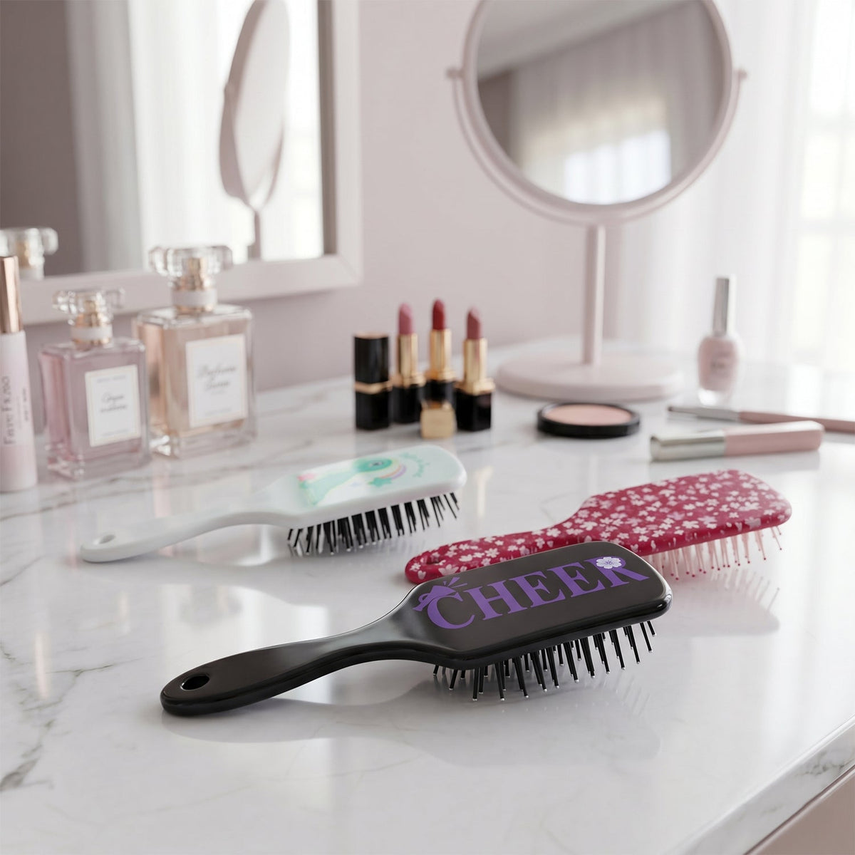 Premium Kids Hair Brush with Fun and Colorful Designs (1 Pc, Mix Design)