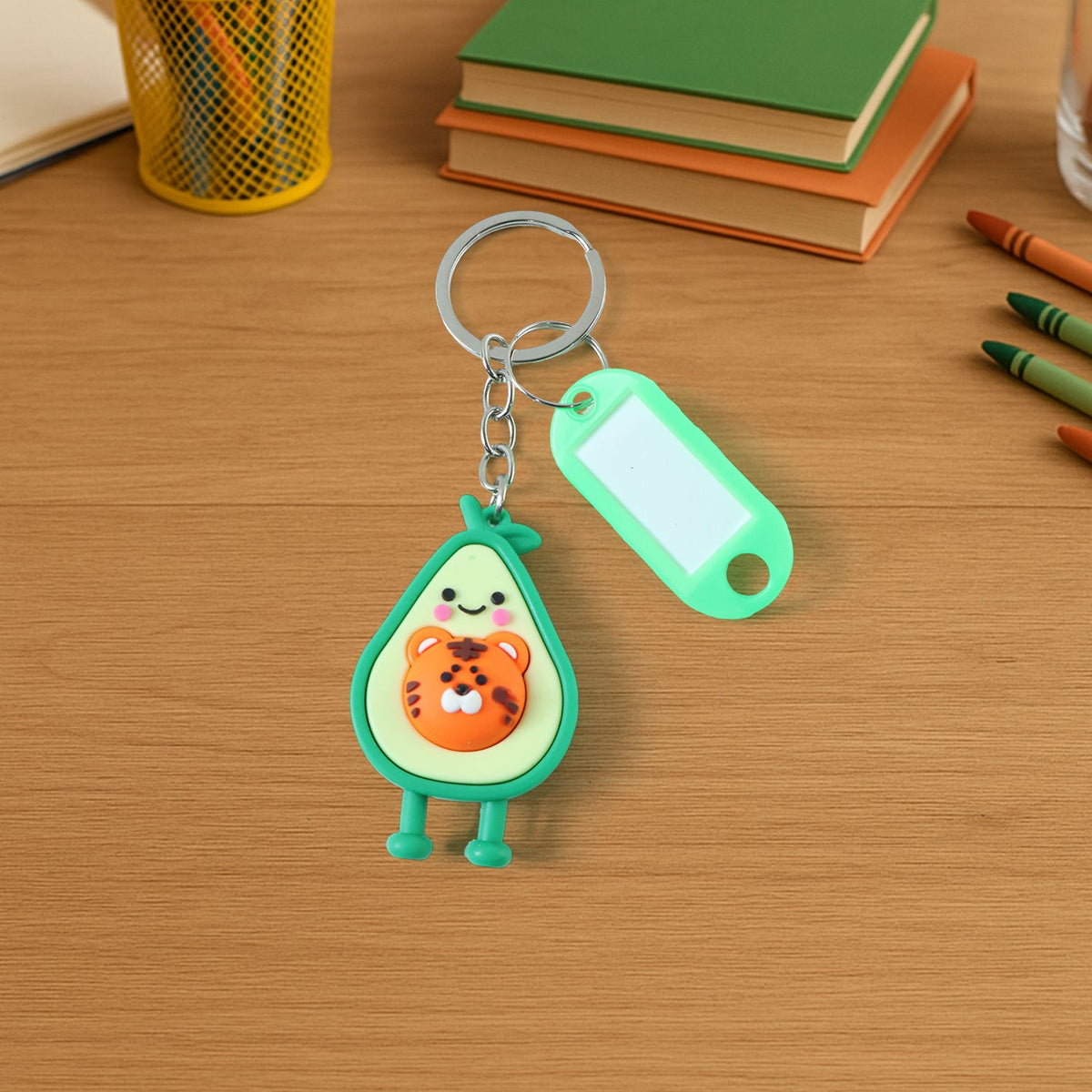 Cute Cartoon Character Decorative Keychain (1 Pc)