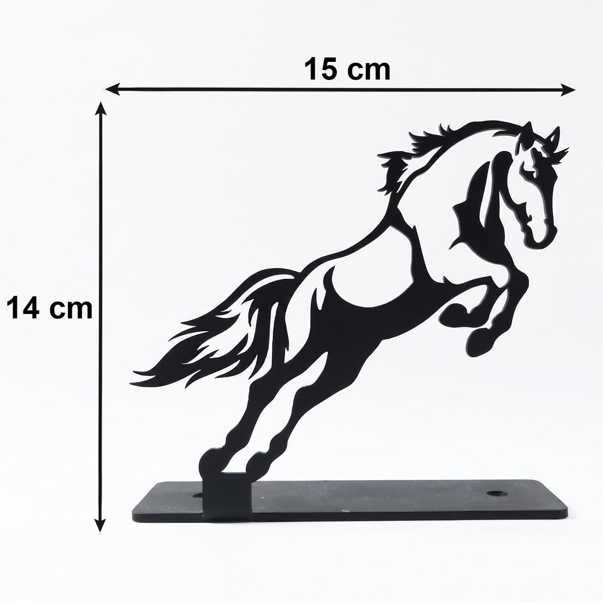 modern metal horse ornament