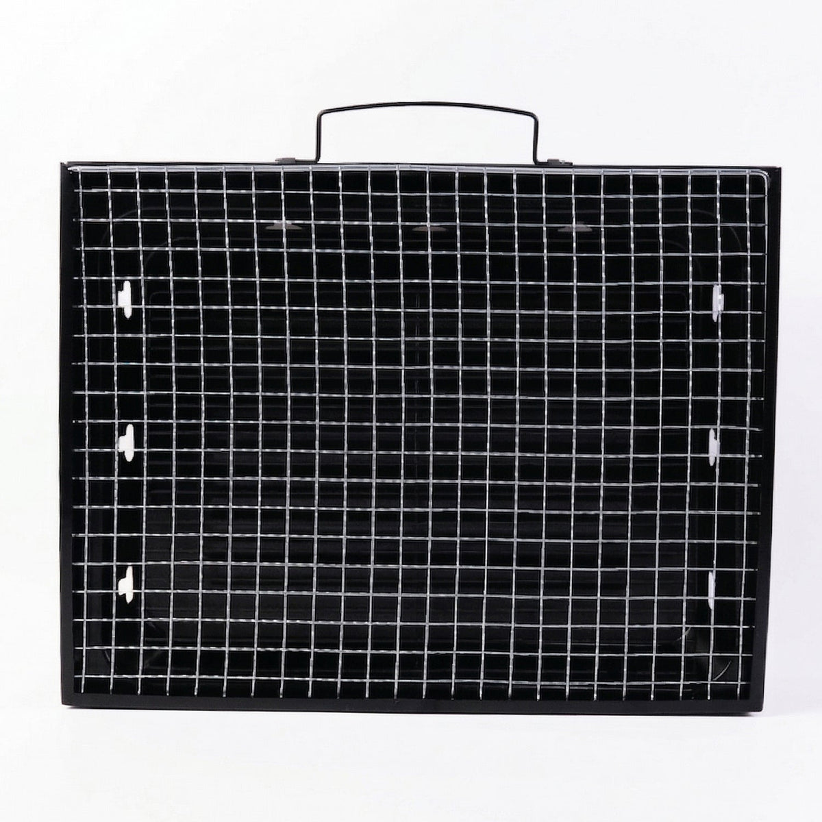 portable charcoal grill with mesh