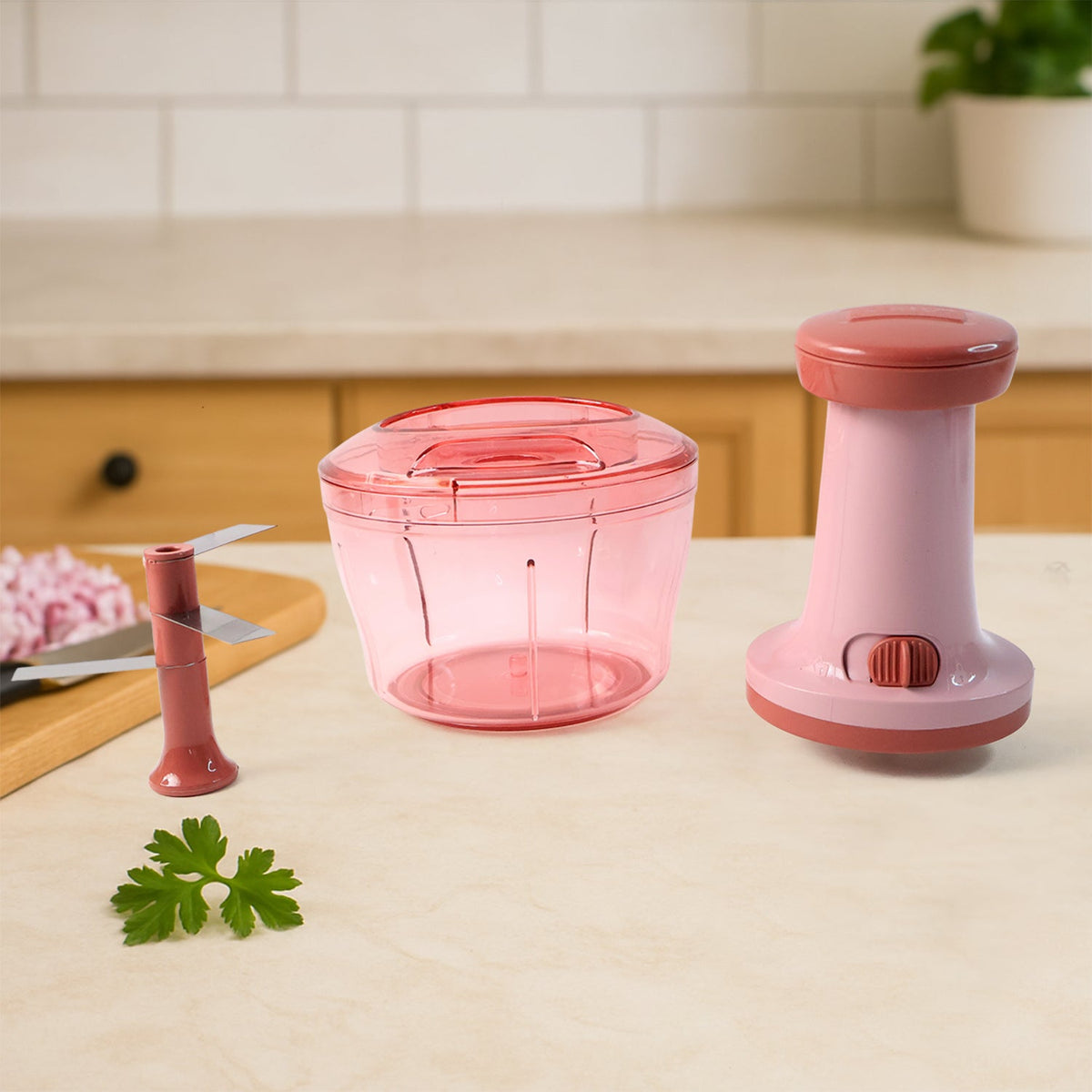 Apex Smart Manual Vegetable & Fruit Chopper with 800 ML Capacity