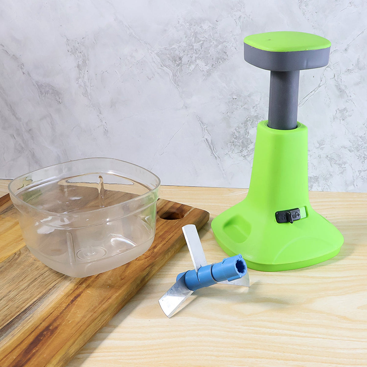 Push-Down Vegetable & Fruit Chopper (B-Grade / 750 ML)