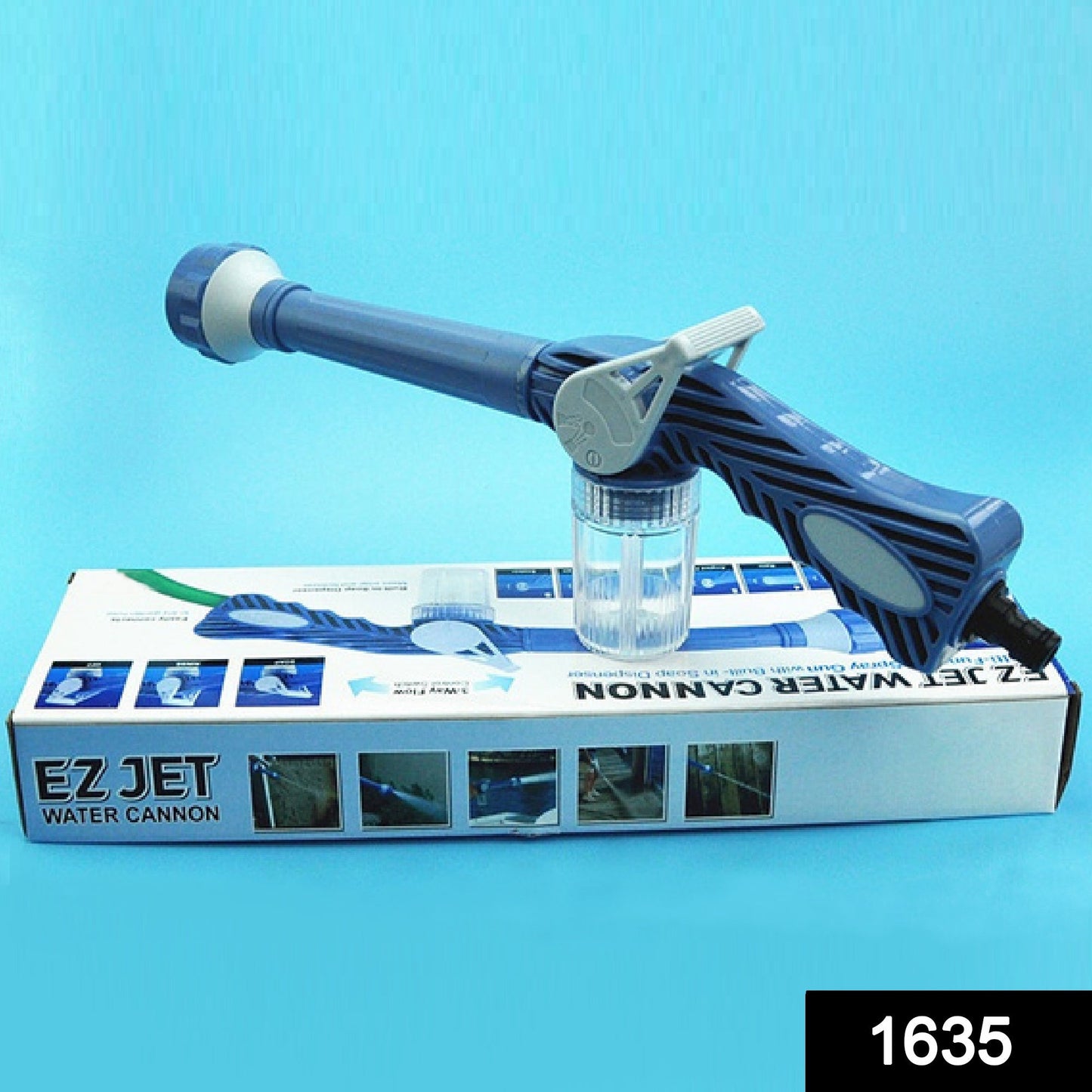 8-in-1 turbo water spray gun