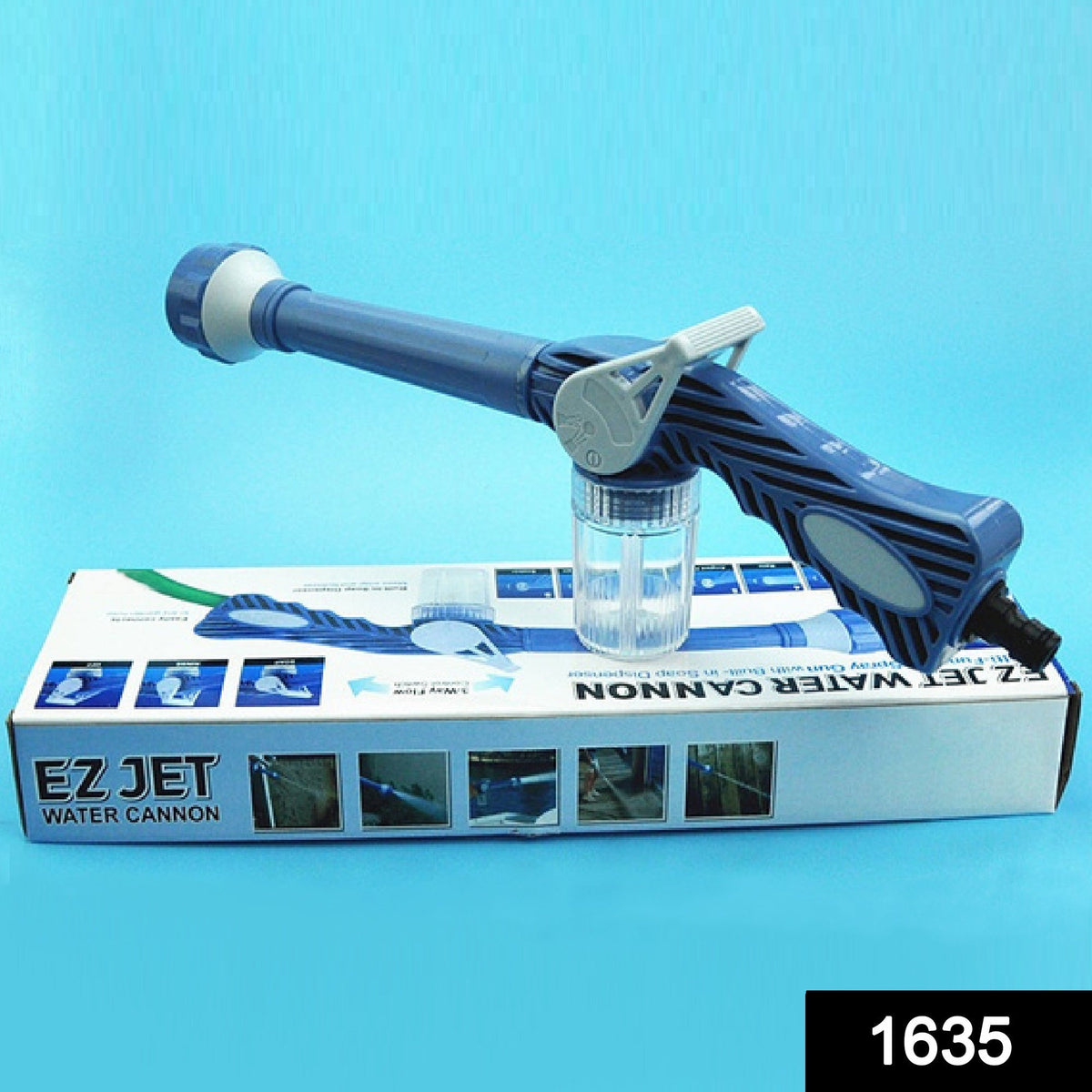 8-in-1 turbo water spray gun