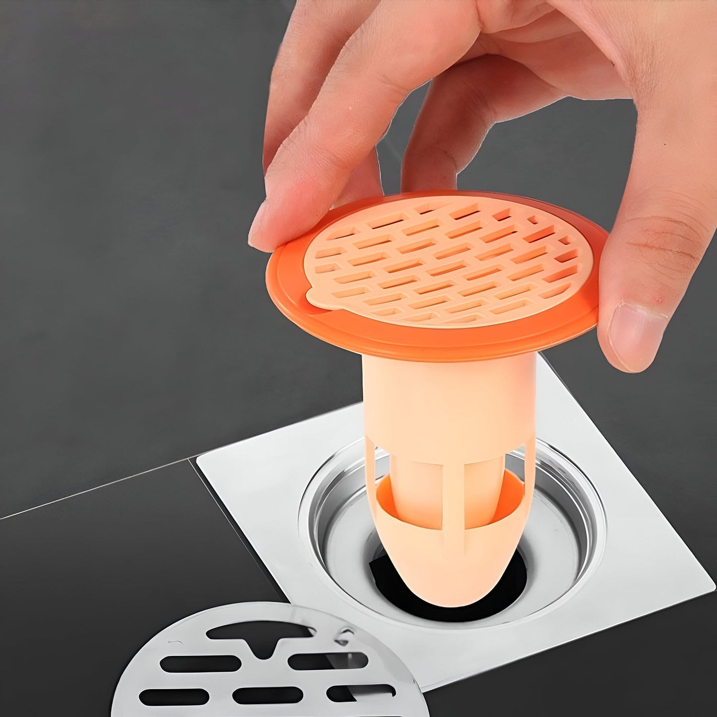 Bathroom & Kitchen Plastic Drain Strainer (1 Pc)
