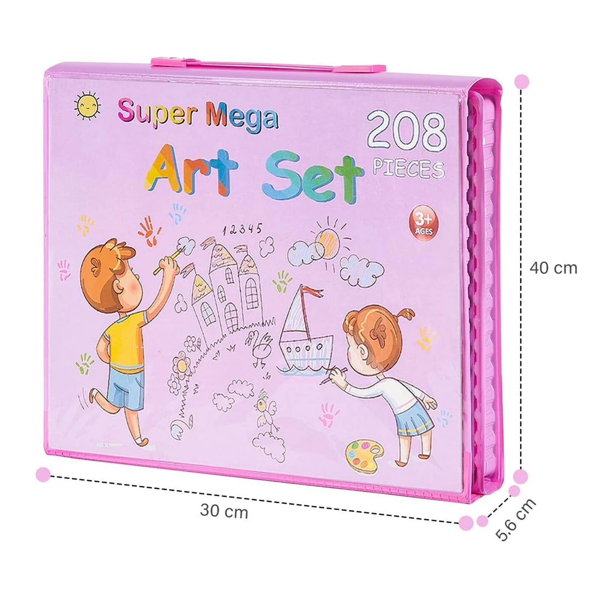 multi color art supplies