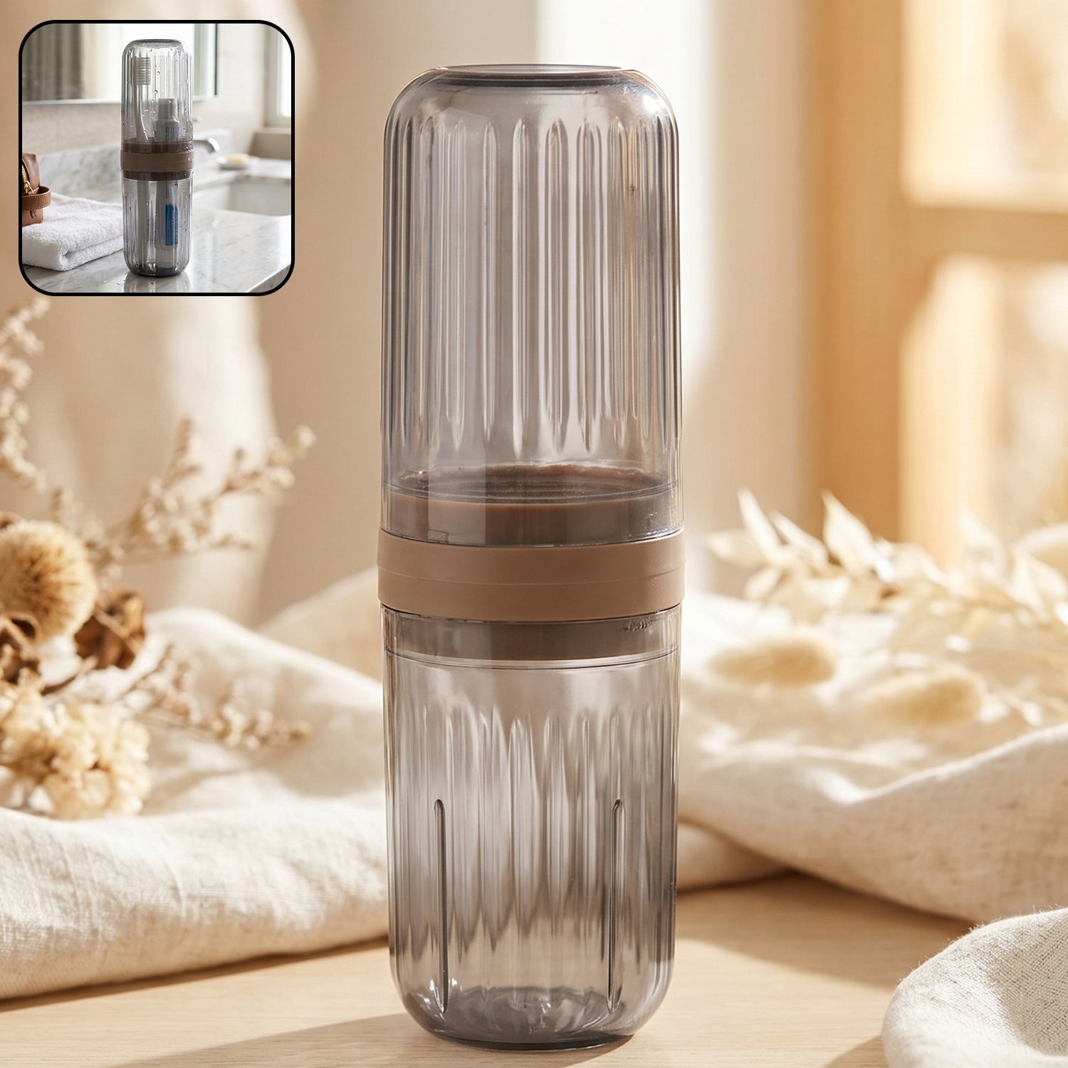 portable plastic foldable glass travel cup collapsible