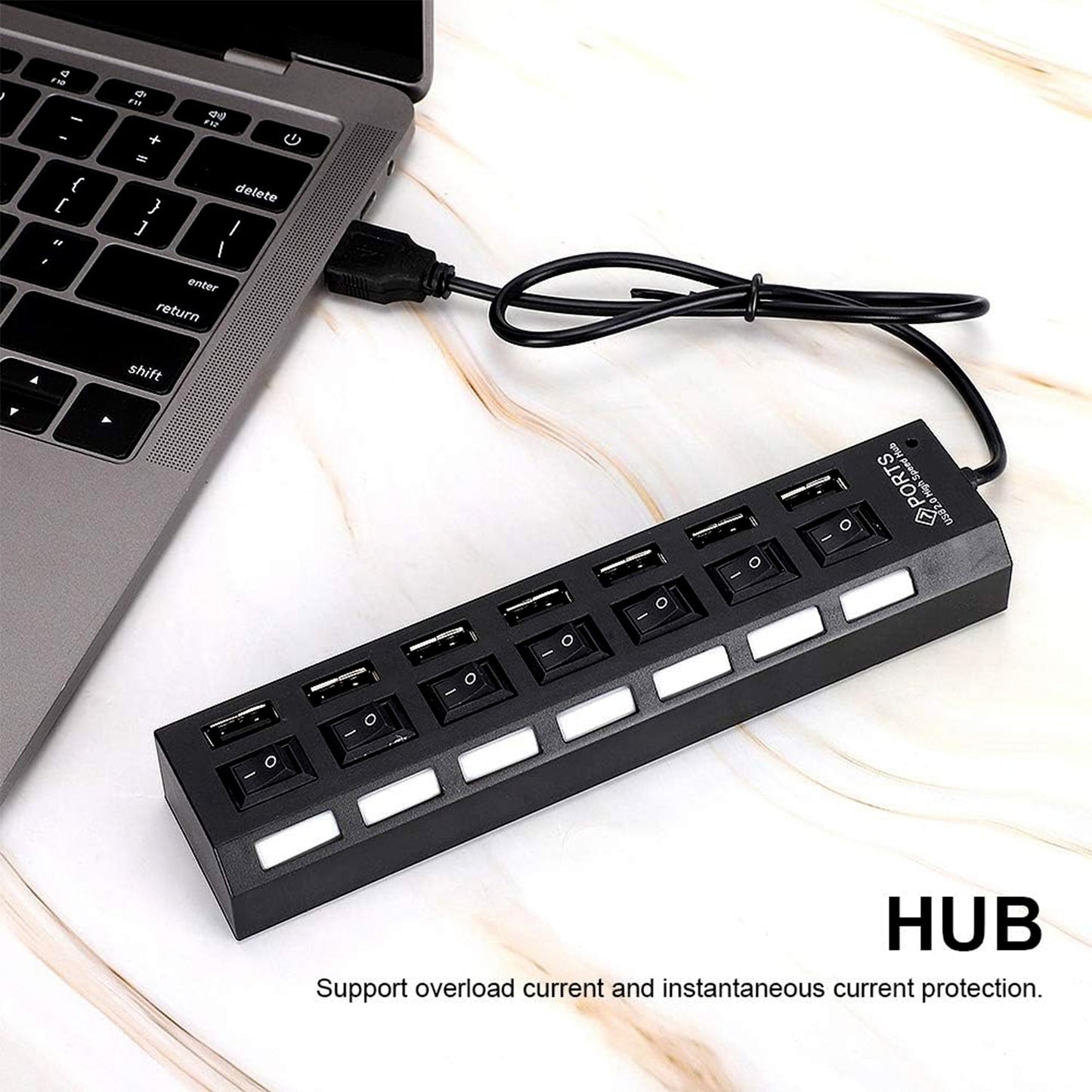 7 Port USB Spiltter