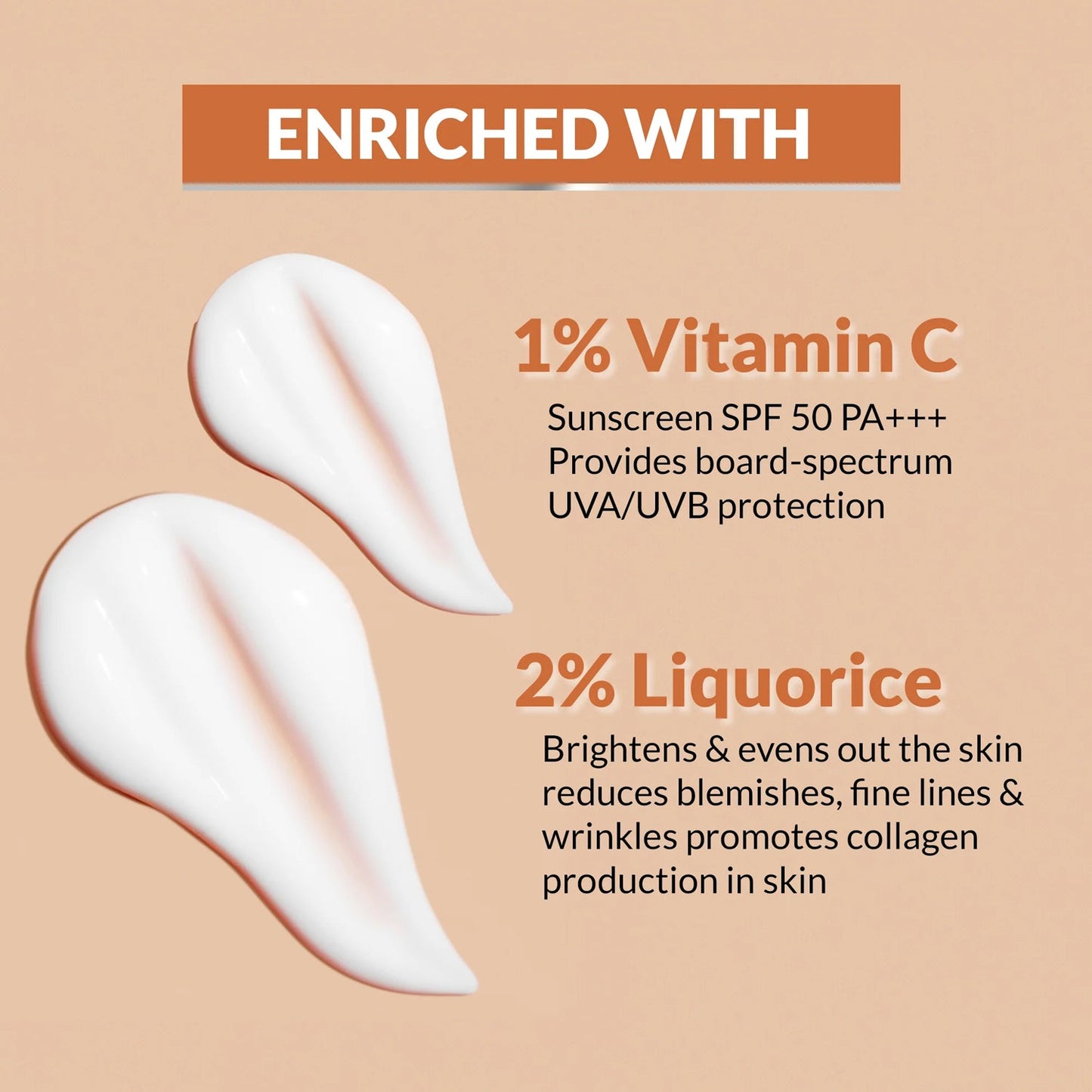 Og beautyVitamin C Sunscreen SPF 50 PA+++ (1 Pc / 20Ml)