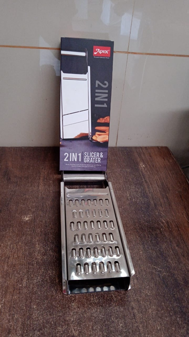 Apex Stainless Steel Slicer (2-in-1 )